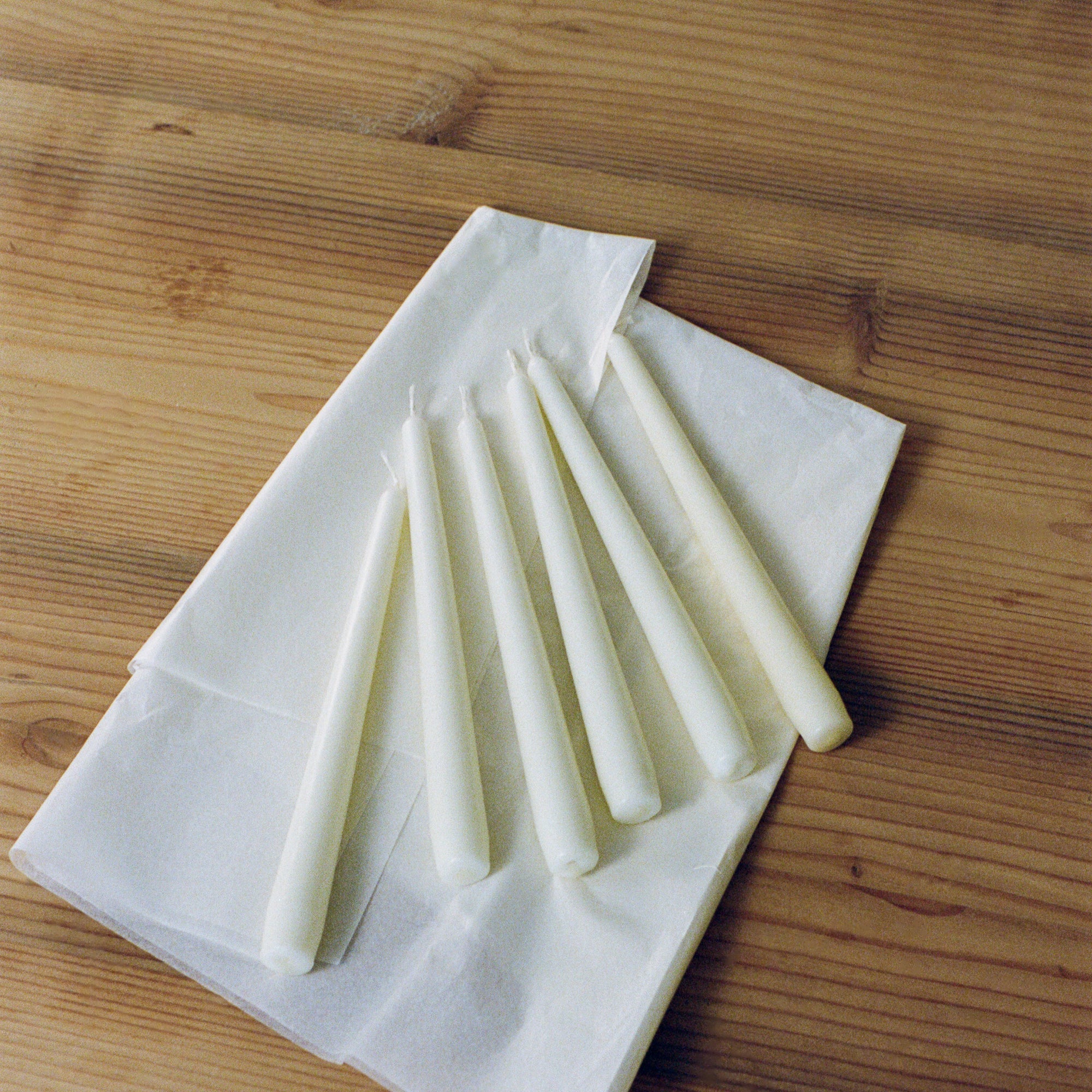 Bundle of six taper candles