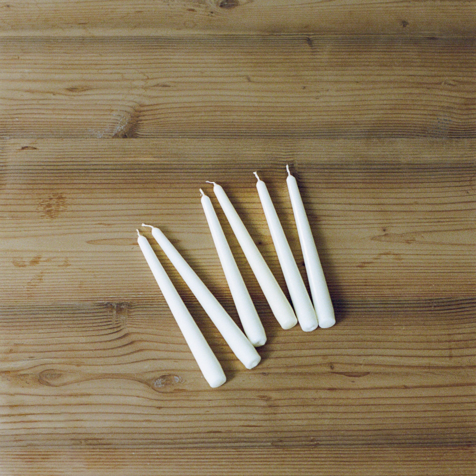 Bundle of six taper candles