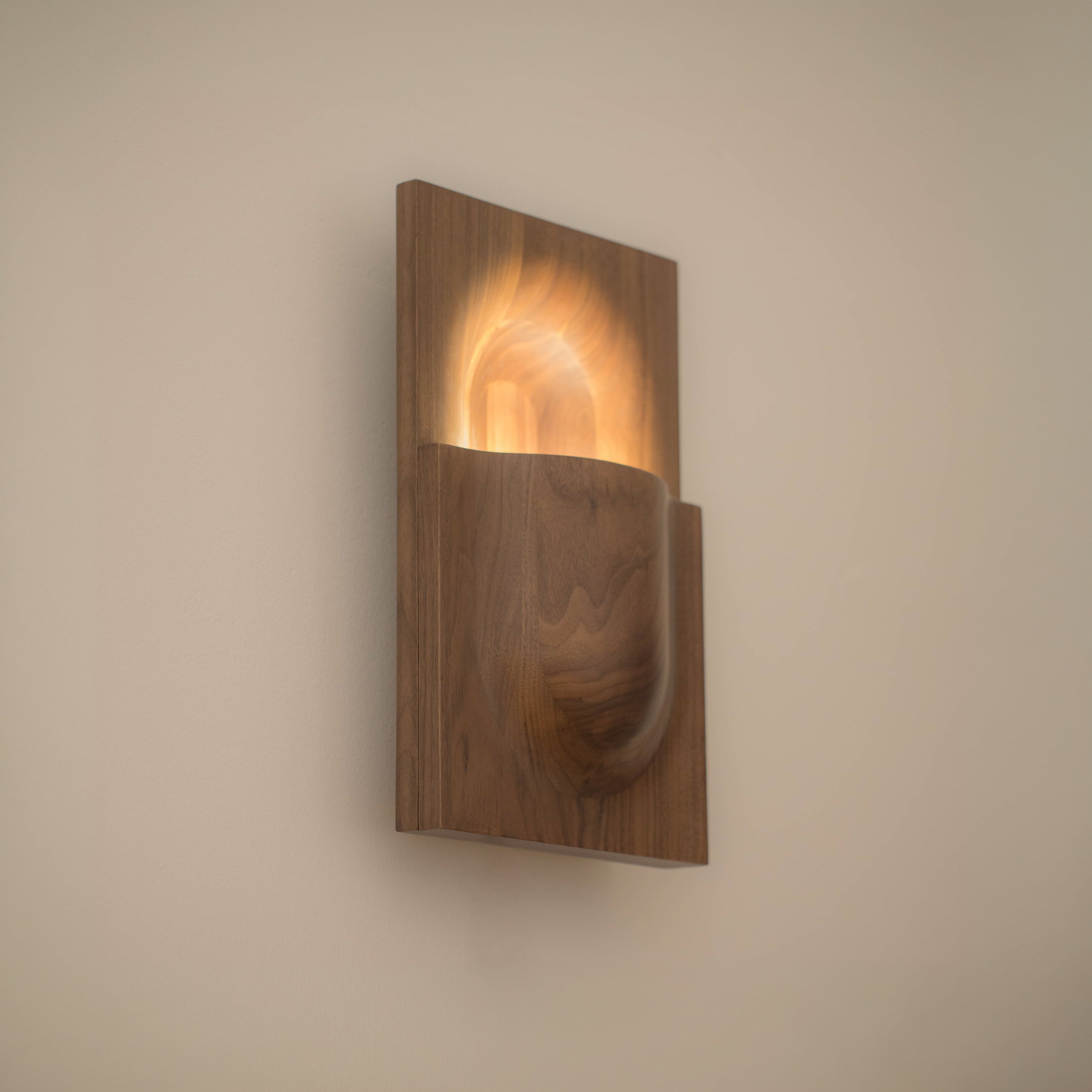 PARCTA Circuit Sconce wall light mounted on a wall with a sleek, modern design, ideal for contemporary interior lighting.